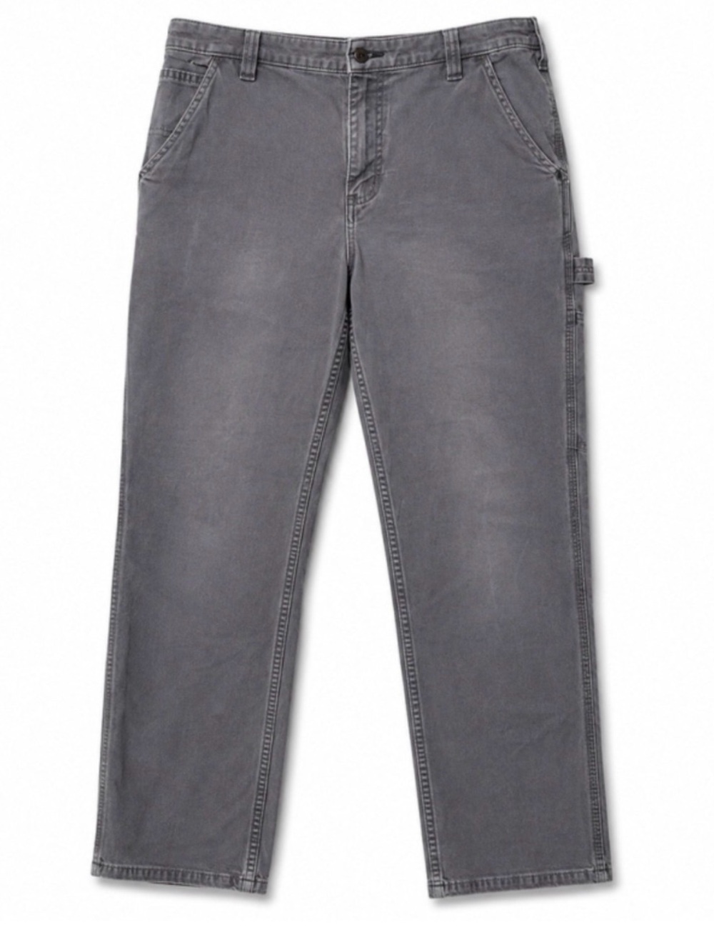 Carhartt Carpenter Pants Womens 16 Rugged Flex Loose Fit Gray Work Pant Utility